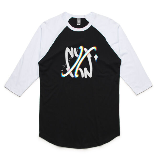 NYX- Dark - Mens Raglan Tee Thumbnail